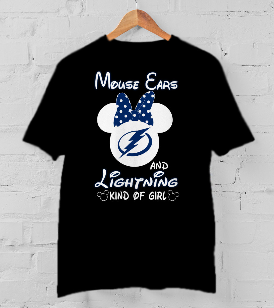 Mouse Ears And Lightning Kind Of Girl T-Shirt
