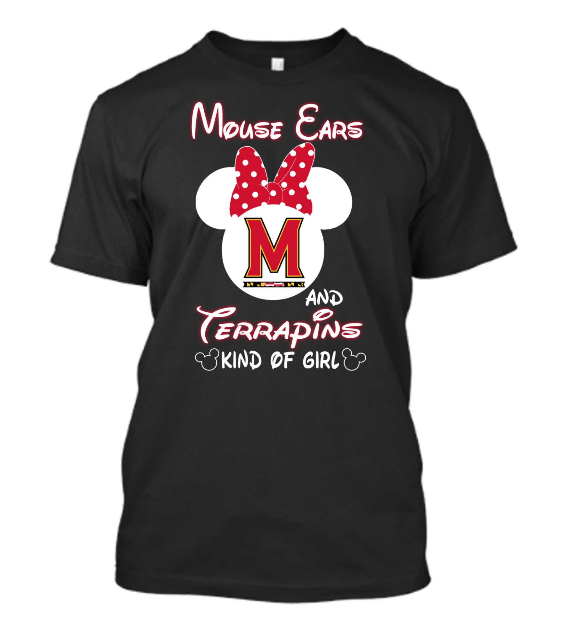 Mouse Ears Terrapins Kind Of Girl T-Shirt
