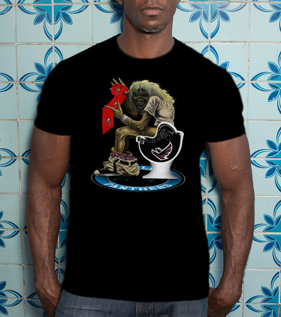 Panthers And Buccaneers Icon With Eddie T-Shirt
