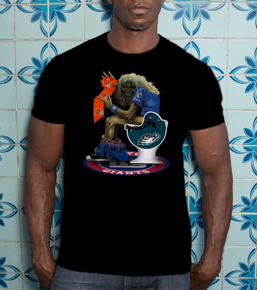 Eddie Giants Browns Eagles Nfl Rivalry T-Shirt