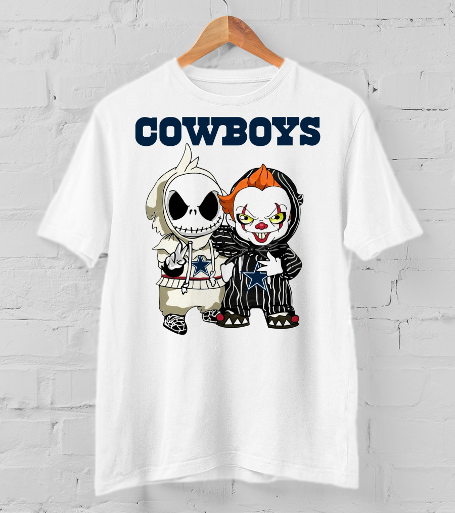Cowboys Disney NFL Halloween Characters T-Shirt
