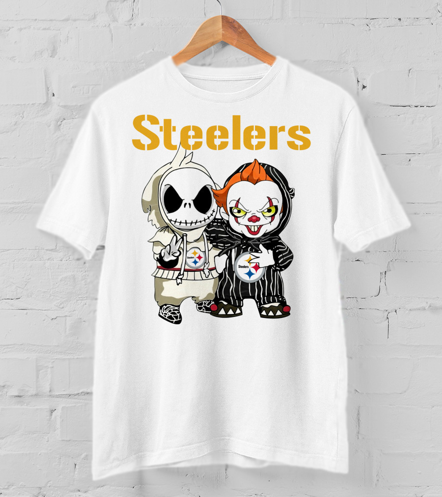 Steelers Jack Pennywise Cartoon Characters T-Shirt