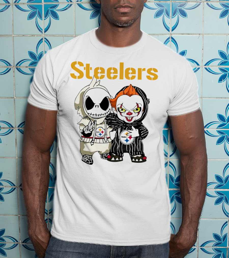 Steelers Jack Pennywise Cartoon Characters T-Shirt