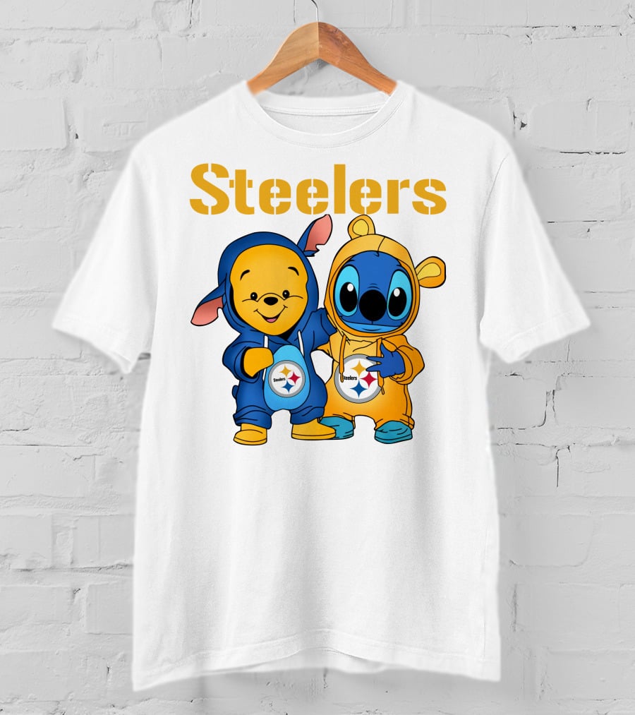 Steelers Pooh Stitch T-Shirt