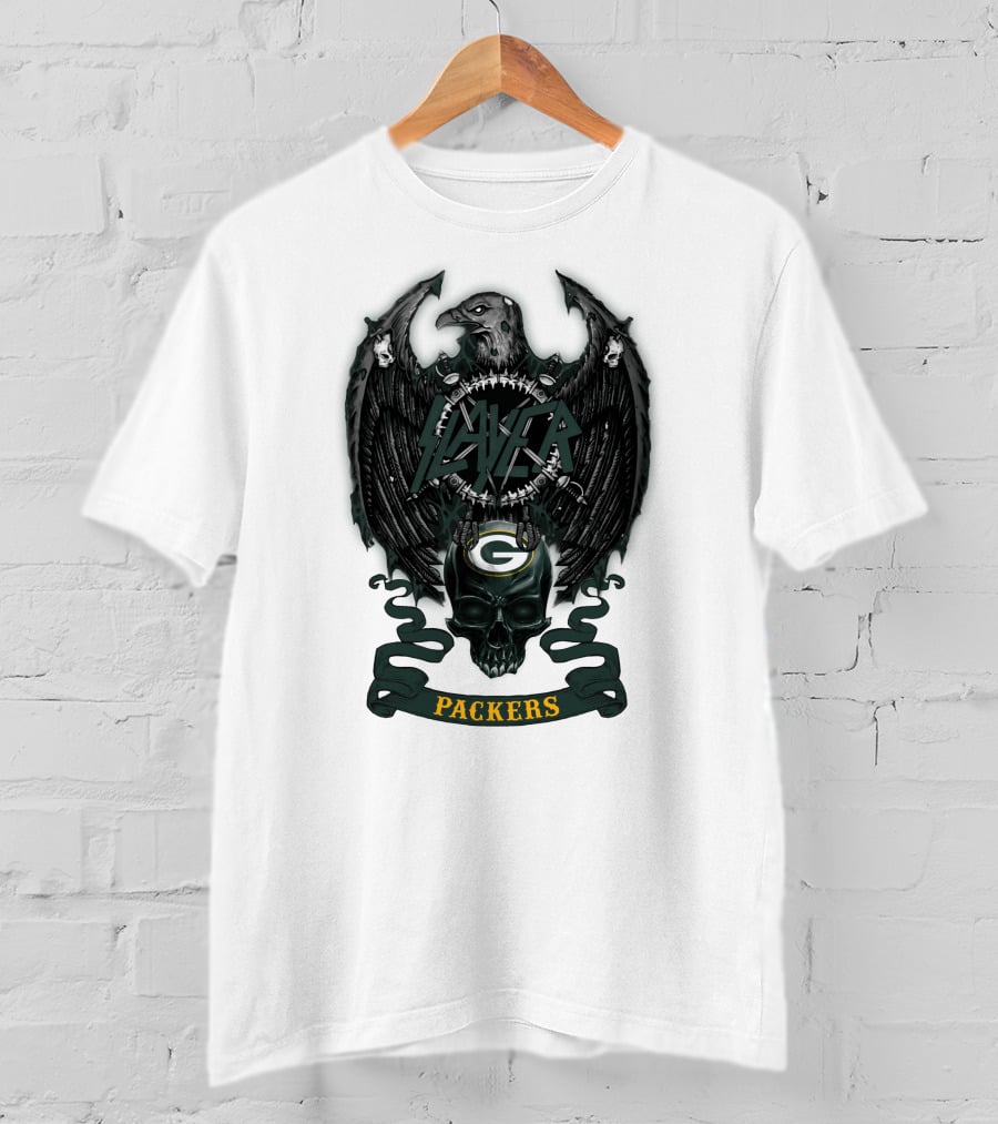 Slayer Packers Skull T-Shirt