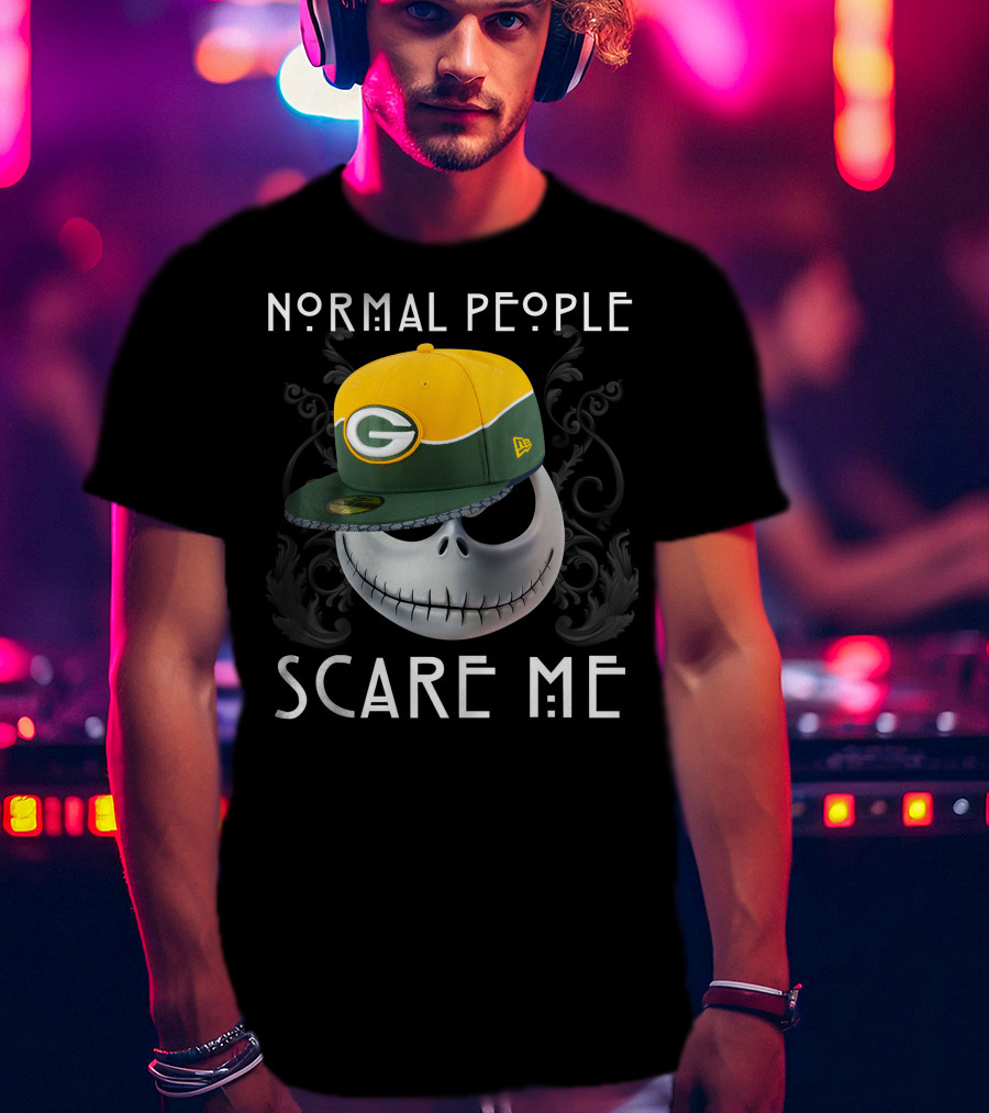 NORMAL PEOPLE SCARE ME Packers T-Shirt