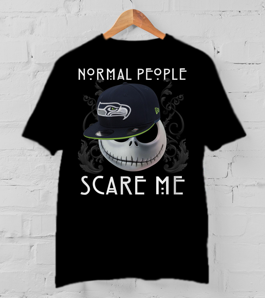 Normal People Scare Me Seattle Seahawks T-Shirt