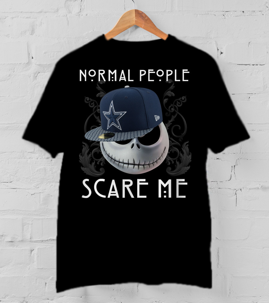 Normal People Scare Me Jack Cowboys T-Shirt