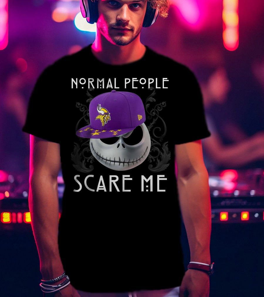Normal People Scare ME Jack Vikings T-Shirt