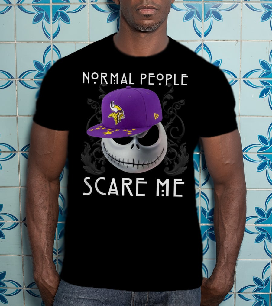 Normal People Scare ME Jack Vikings T-Shirt