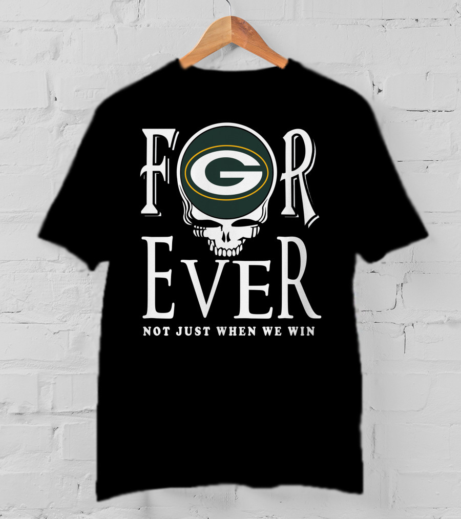 12 Green Bay Packers Forever Not Just When We Win T-Shirt