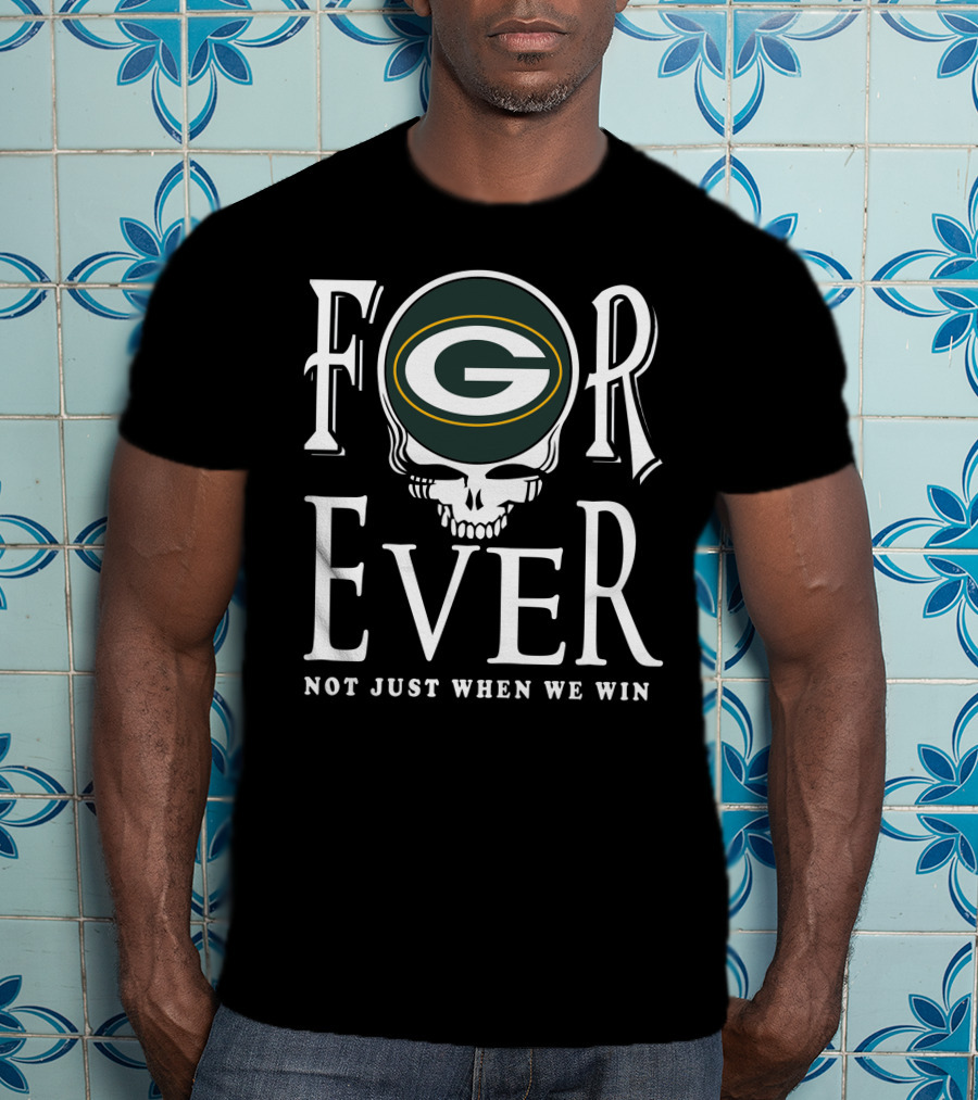 12 Green Bay Packers Forever Not Just When We Win T-Shirt