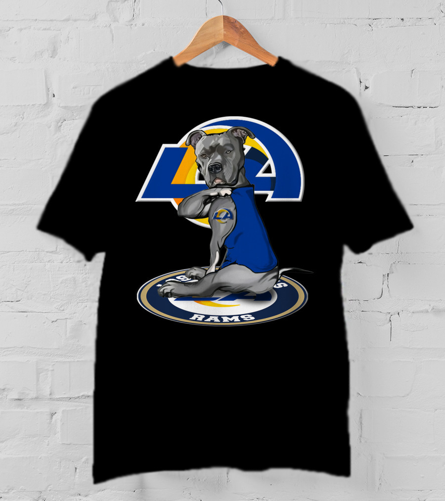 LA Rams Dog Mascot 26 Los Angeles Rams T-Shirt