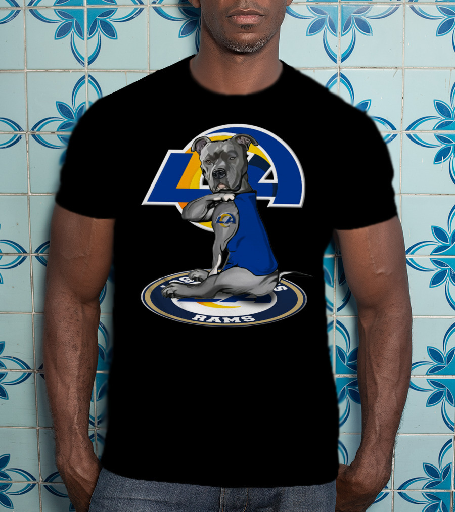 LA Rams Dog Mascot 26 Los Angeles Rams T-Shirt