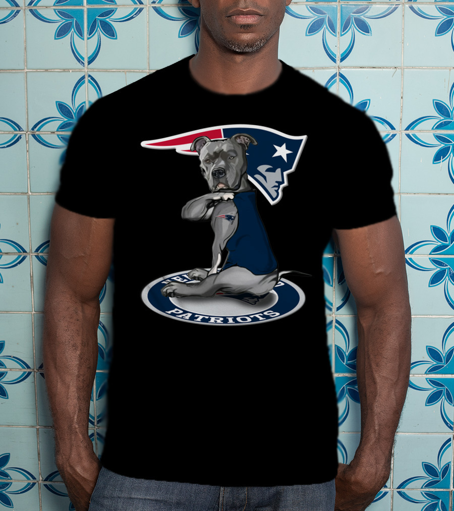19 New England Patriots Dog T-Shirt