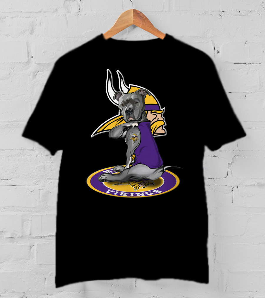 18 Minnesota Vikings Dog Fan Iconic T-Shirt