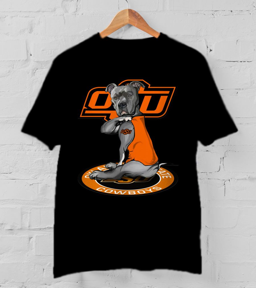 Osu Oklahoma State Cowboys Dog Mascot T-Shirt