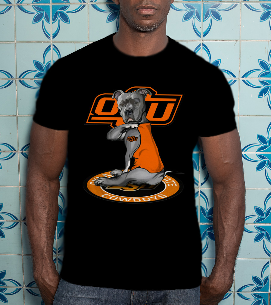 Osu Oklahoma State Cowboys Dog Mascot T-Shirt