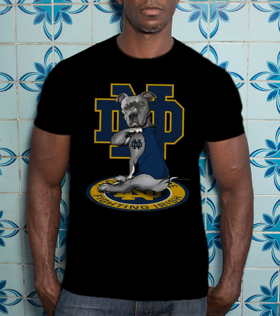 Notre Dame Fighting Irish Bully Mascot Nd T-Shirt