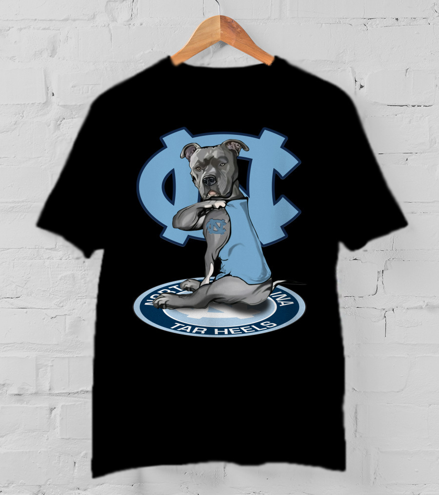 North Carolina Tar Heels 20 Dog T-Shirt