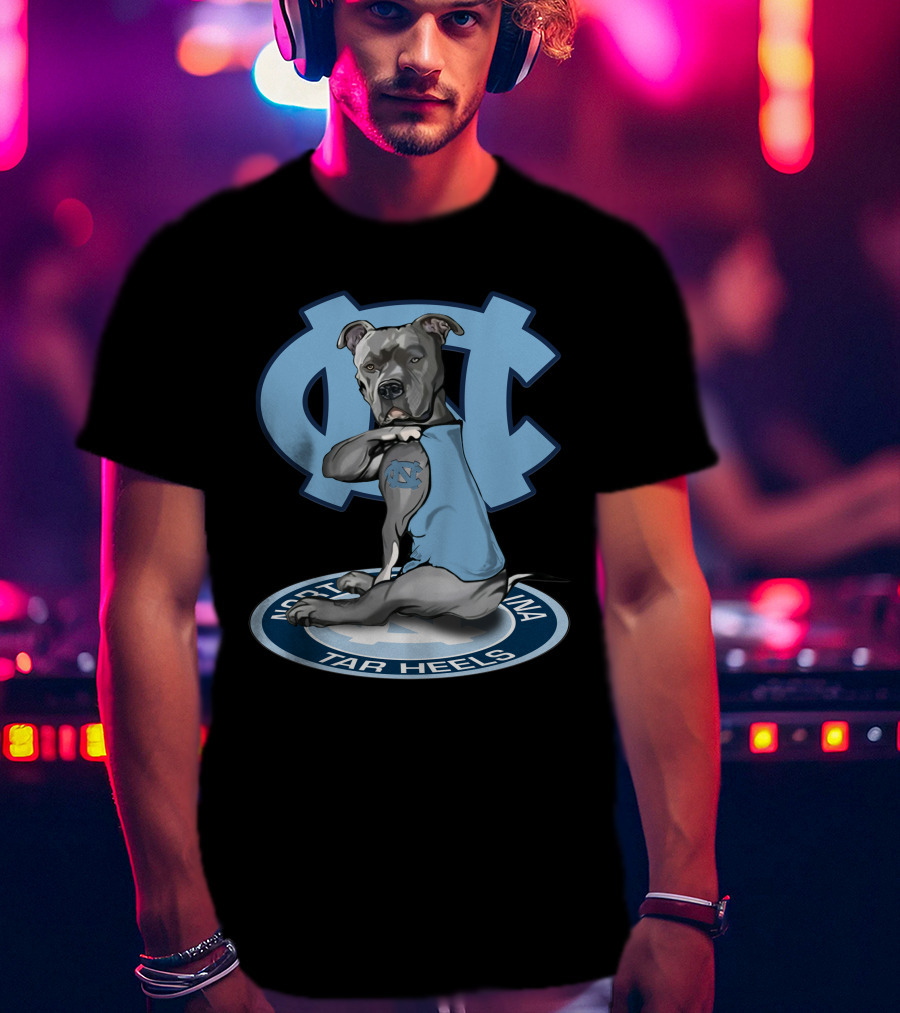 North Carolina Tar Heels 20 Dog T-Shirt