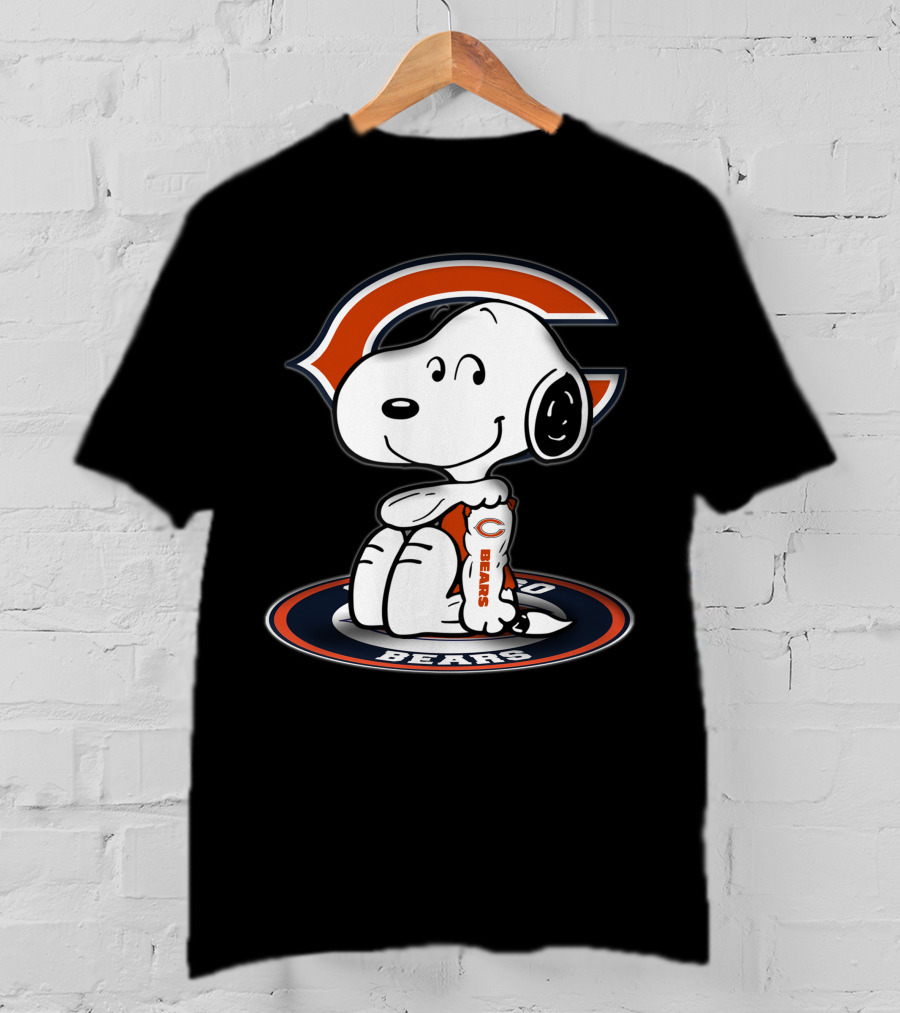 Snoopy Chicago Bears Nfl Fan Art 2006 T-Shirt