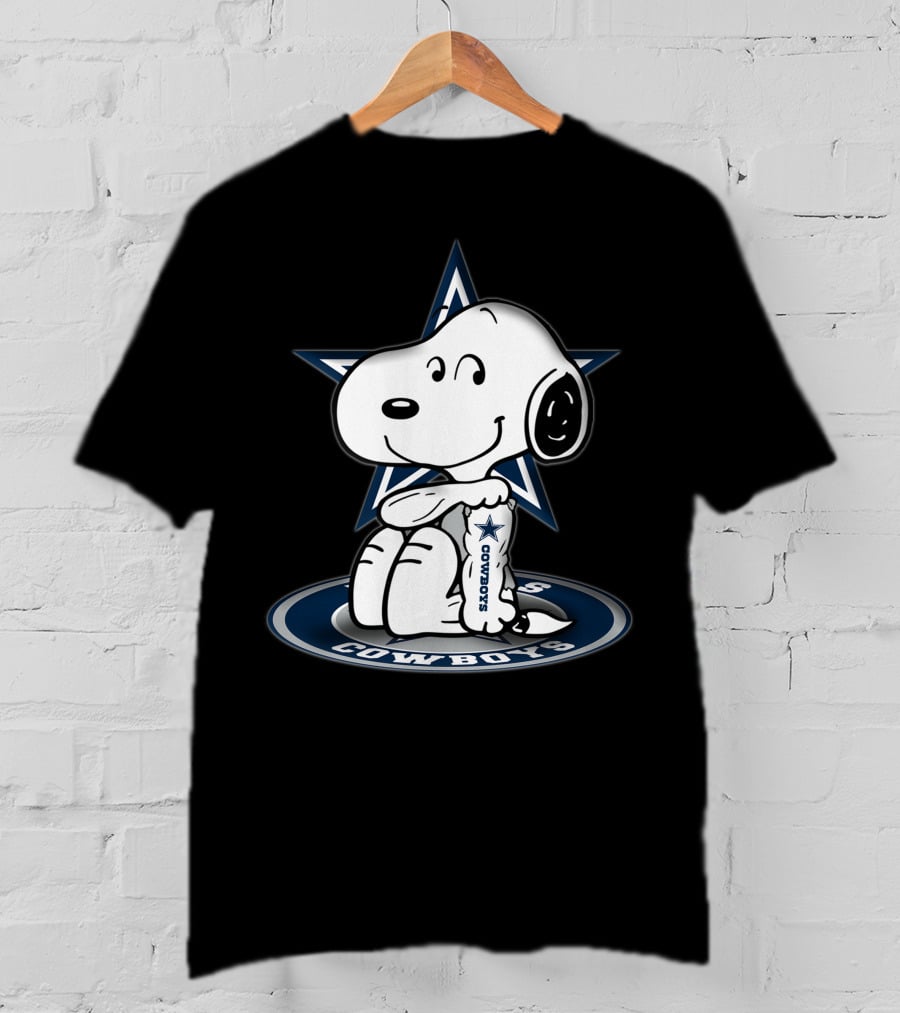 Snoopy Dallas Cowboys Star Logo T-Shirt