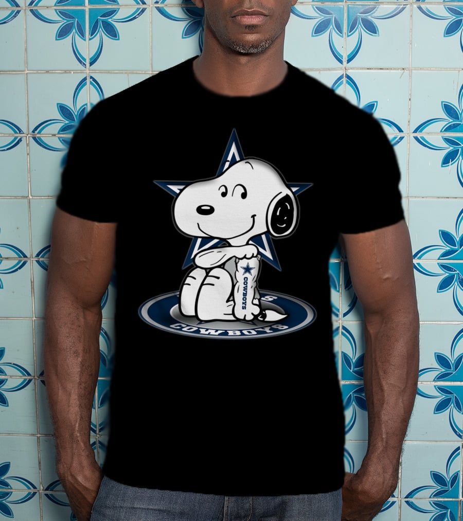 Snoopy Dallas Cowboys Star Logo T-Shirt