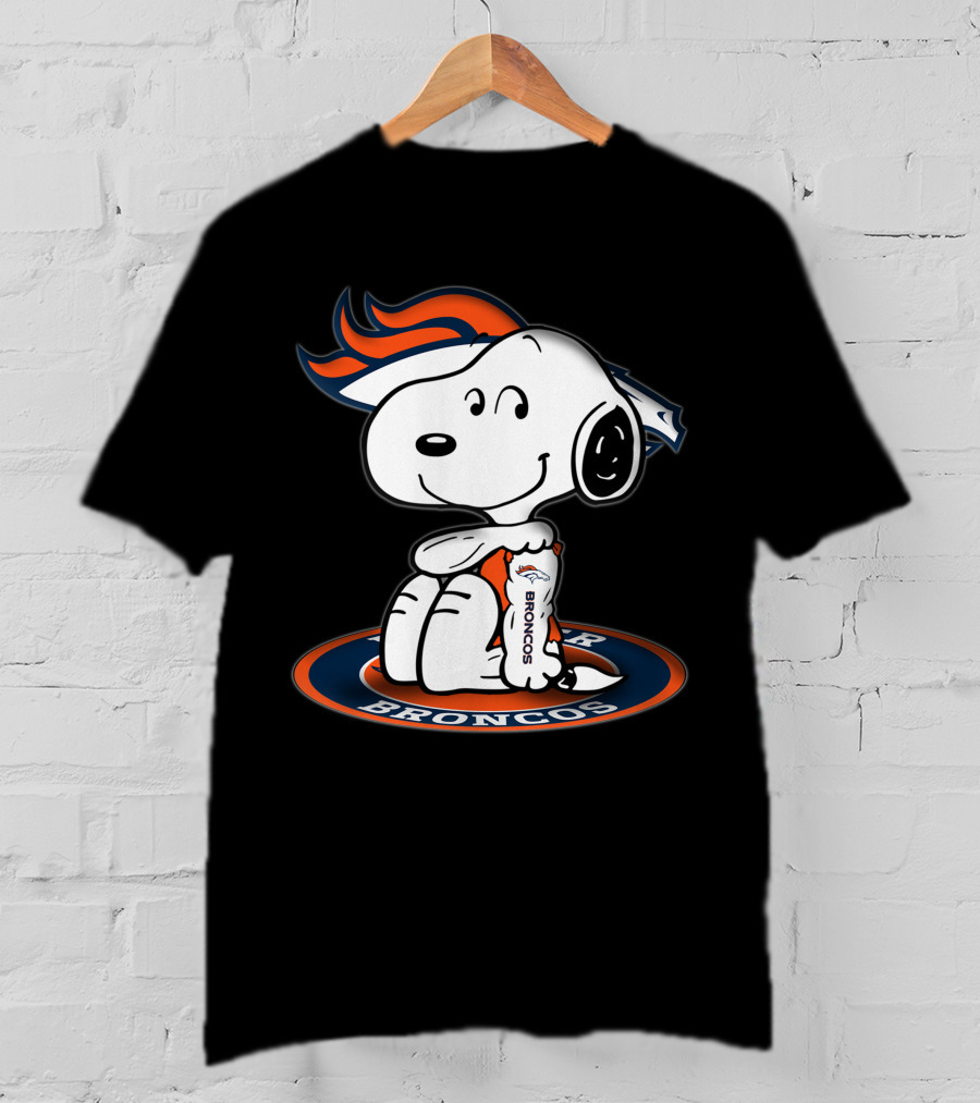 Snoopy Denver Broncos Fan T-Shirt