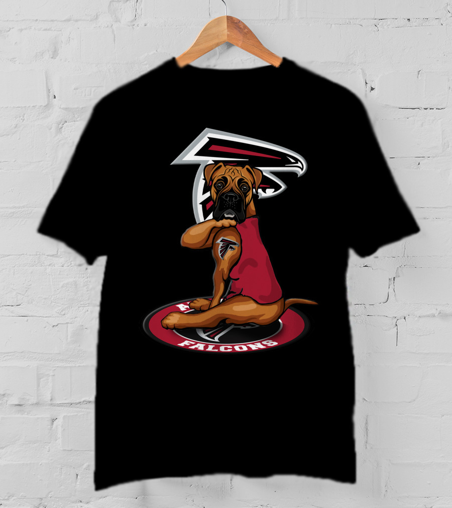 Atlanta Falcons Dog Mascot With Team T-Shirt