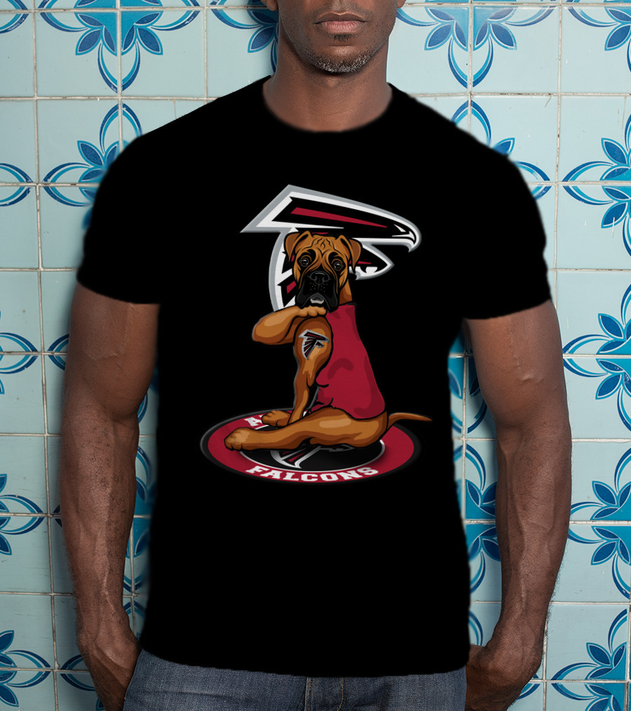 Atlanta Falcons Dog Mascot With Team T-Shirt