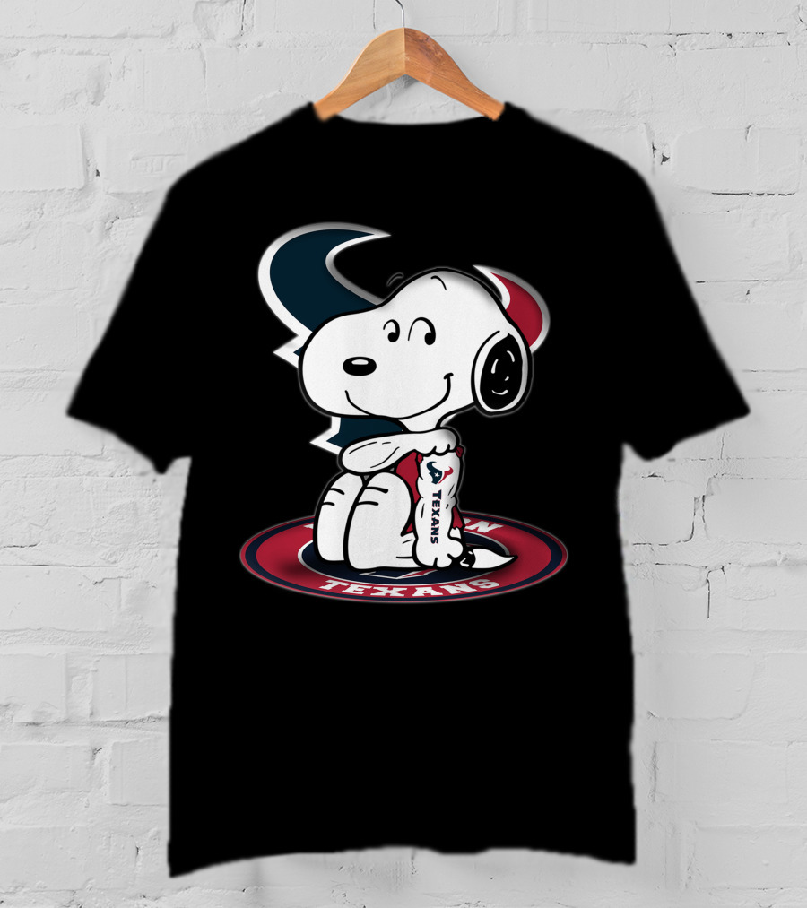 Houston Texans Snoopy Football Fan T-Shirt