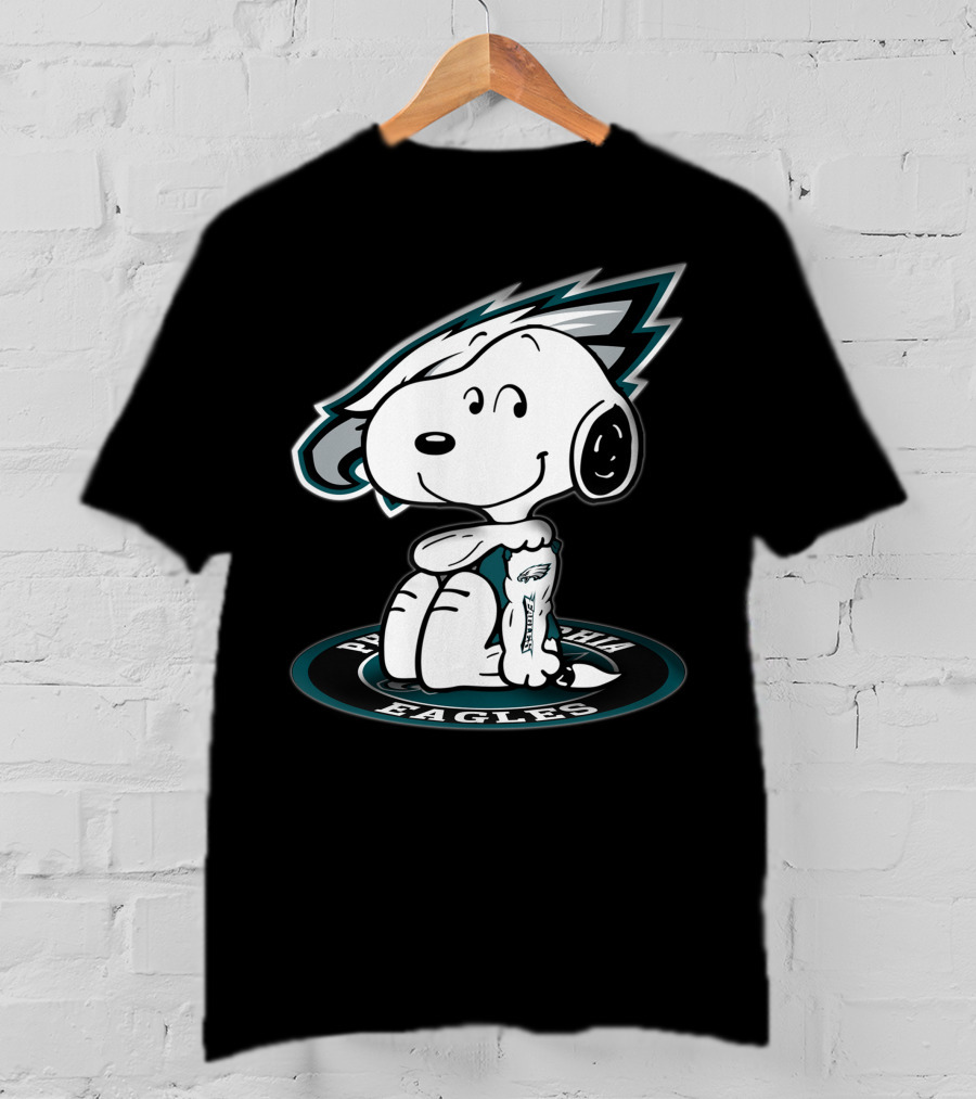 Snoopy Tattoo Philadelphia Eagles T-Shirt