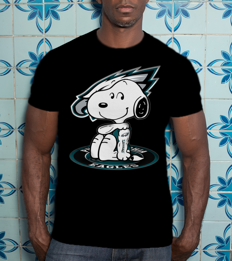 Snoopy Tattoo Philadelphia Eagles T-Shirt