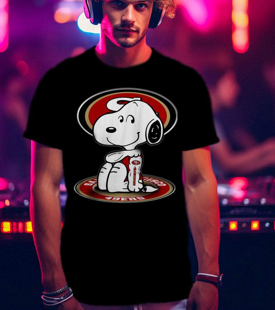 Snoopy San Francisco 49ers Football Fans T-Shirt
