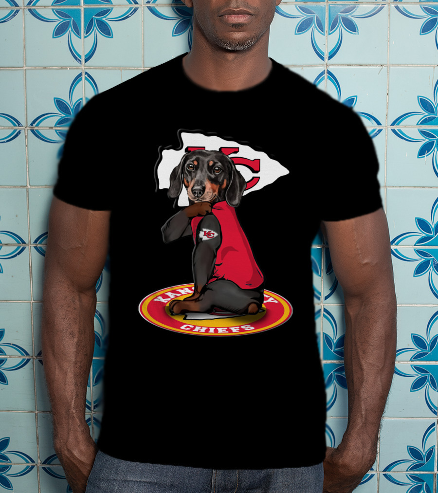 Kansas City Chiefs Dachshund Nfl Fan Gear T-Shirt