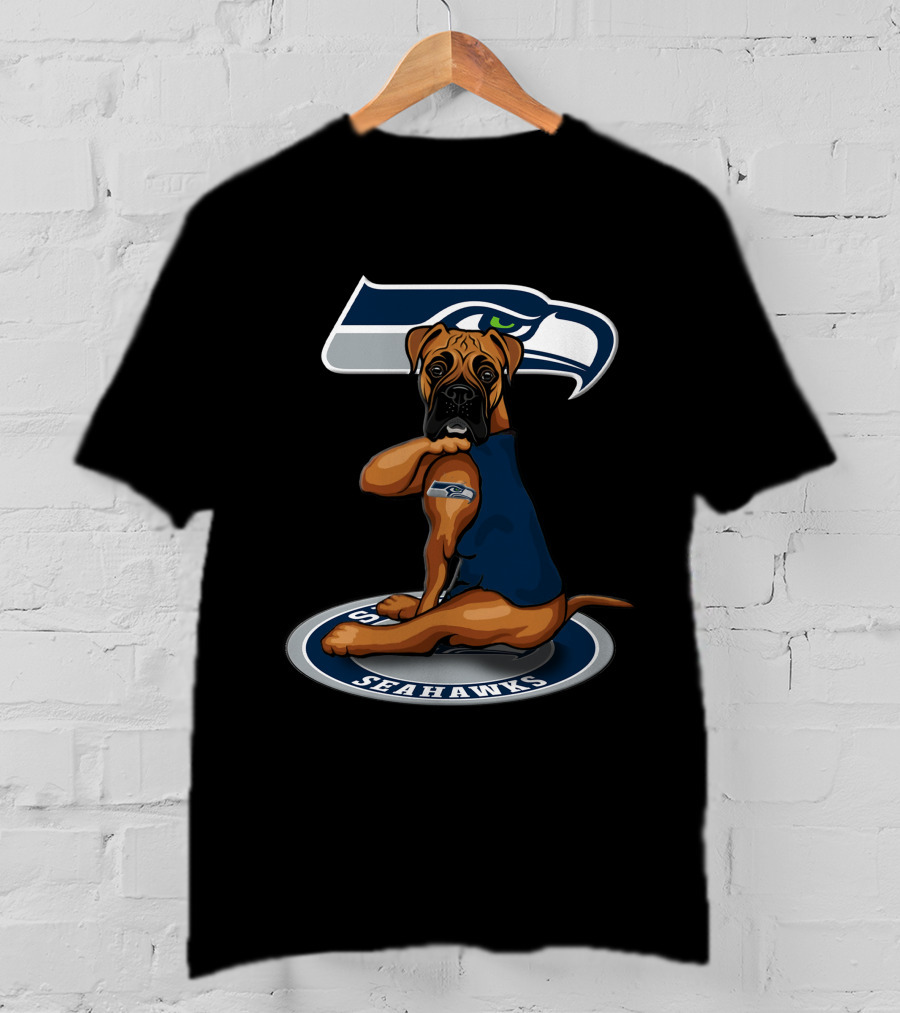 Seattle Seahawks 29 Dog Mascot T-Shirt