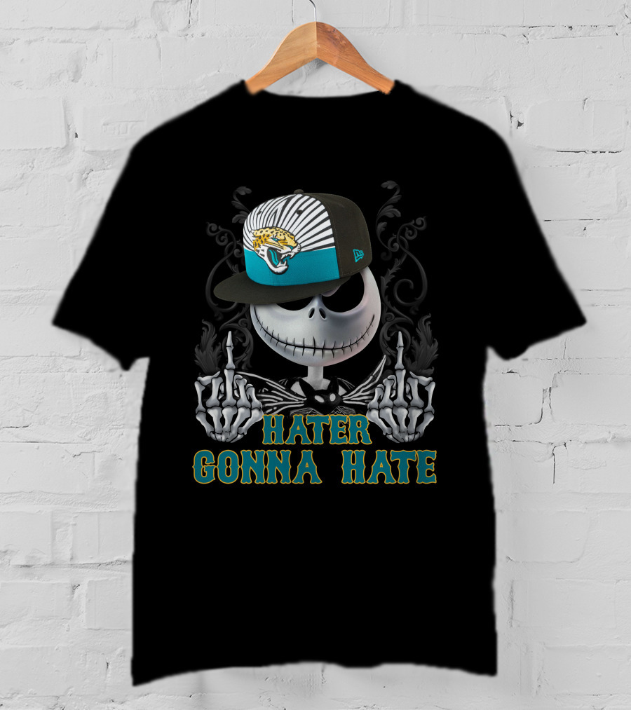 Hater Gonna Hate Jacksonville Jaguars Skeleton T-Shirt