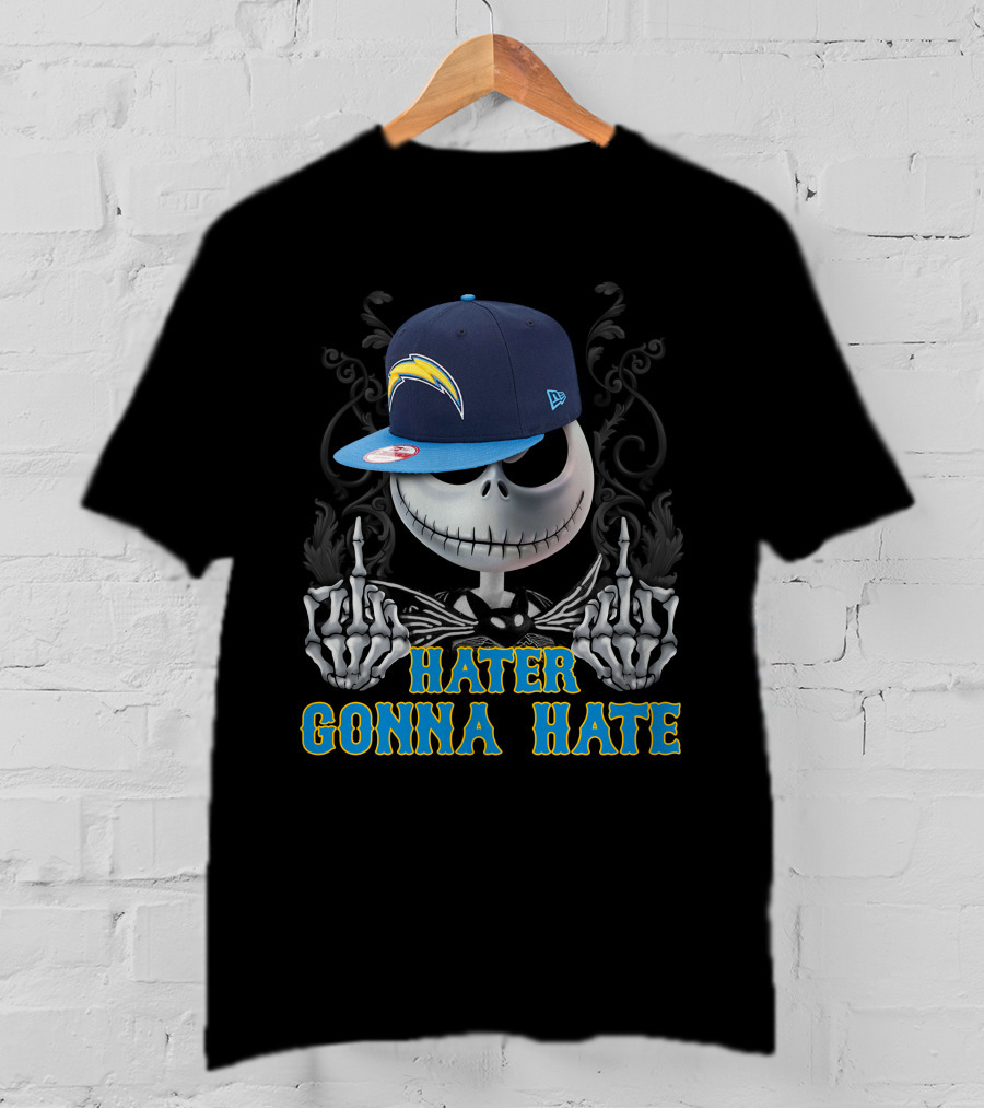 Hater Gonna Hate Los Angeles Chargers Cap T-Shirt