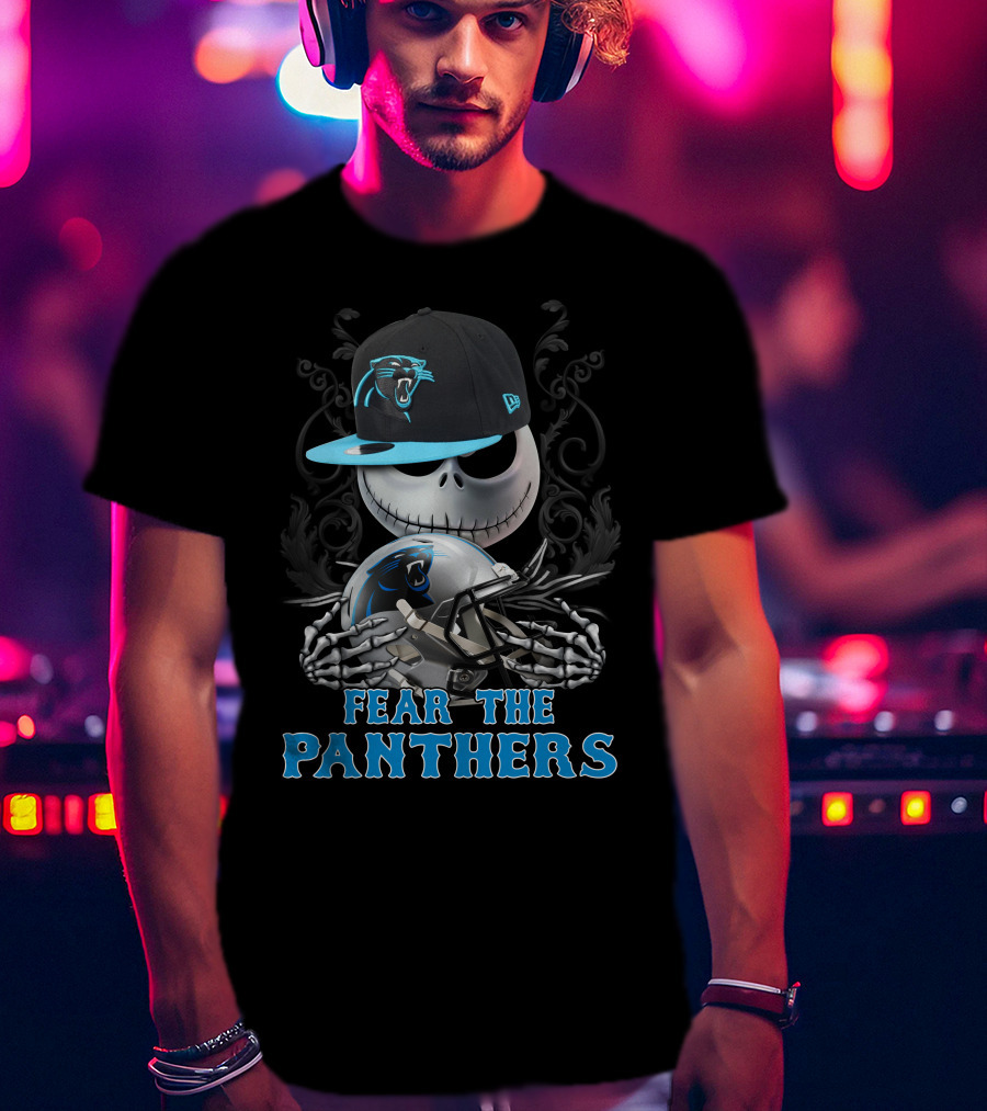 Fear The Panthers Carolina Panthers Ds001-05 T-Shirt