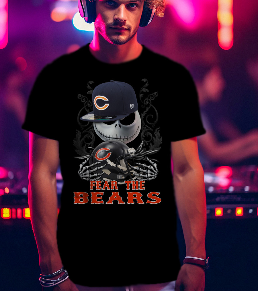 Fear The Bears Ds001-06 Chicago Bears T-Shirt