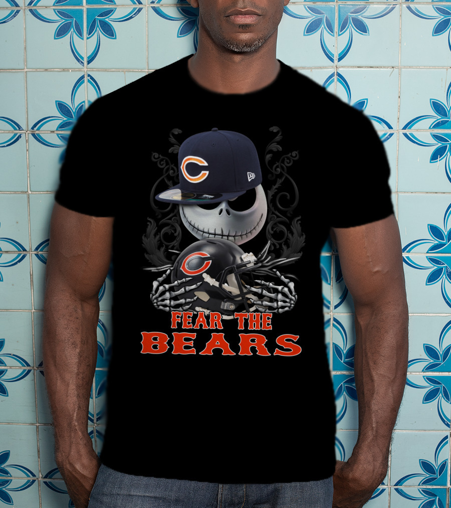 Fear The Bears Ds001-06 Chicago Bears T-Shirt