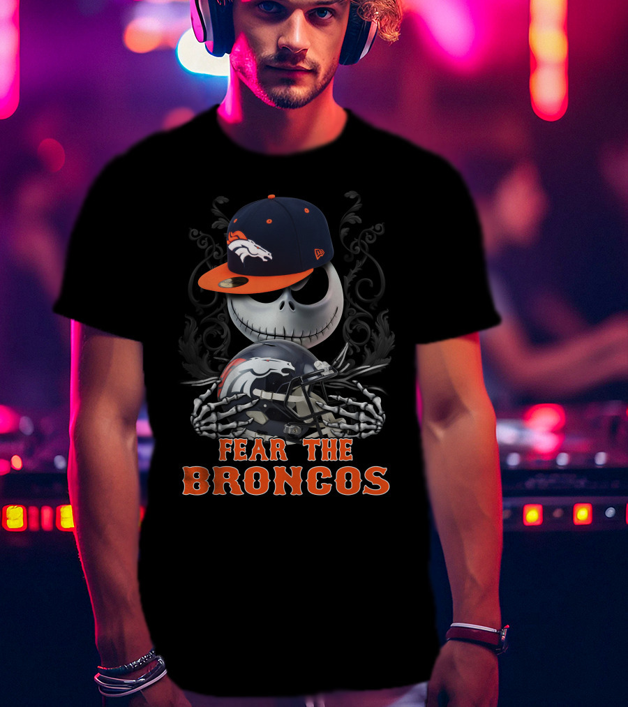Fear The Broncos Ds001-10 Denver Broncos T-Shirt