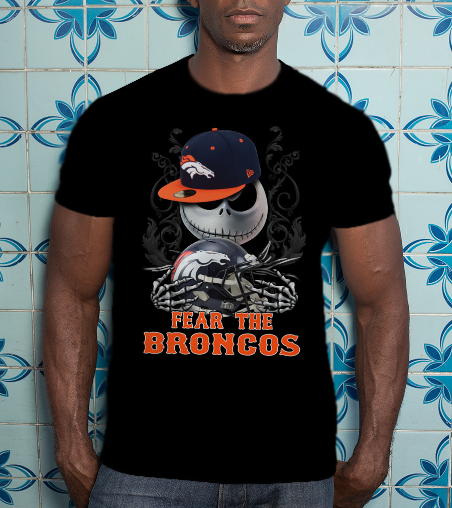 Fear The Broncos Ds001-10 Denver Broncos T-Shirt