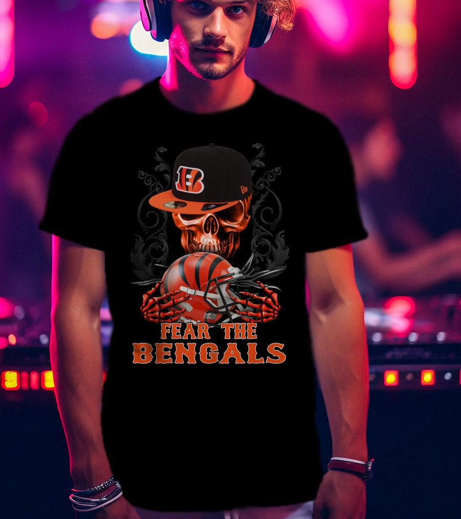 Fear The Bengals Cincinnati Ds002-07 T-Shirt