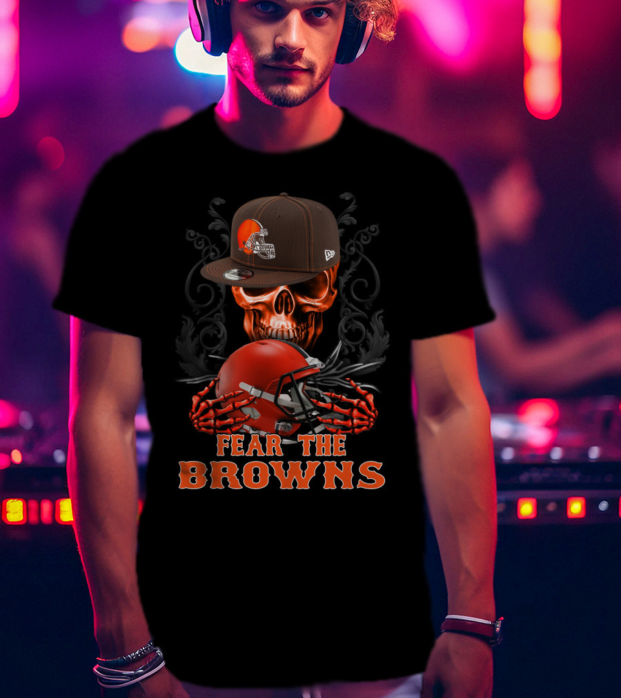 Fear The Browns Cleveland Browns Ds002-08 T-Shirt