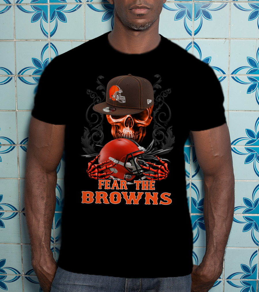 Fear The Browns Cleveland Browns Ds002-08 T-Shirt