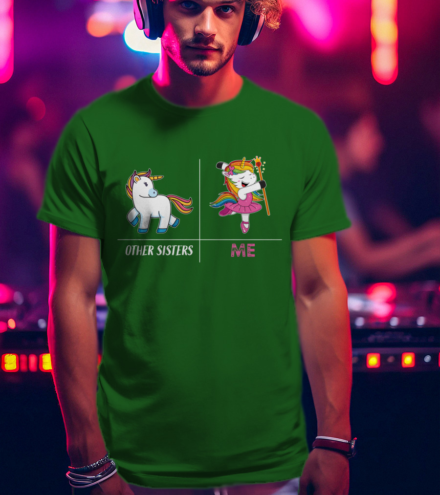 Other Sisters Me Cute Unicorn Ballerina T-Shirt