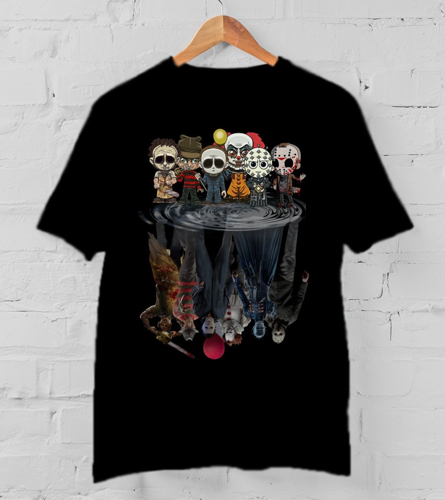 D2P Entertainment Horror Character Reflection Collection T-Shirt