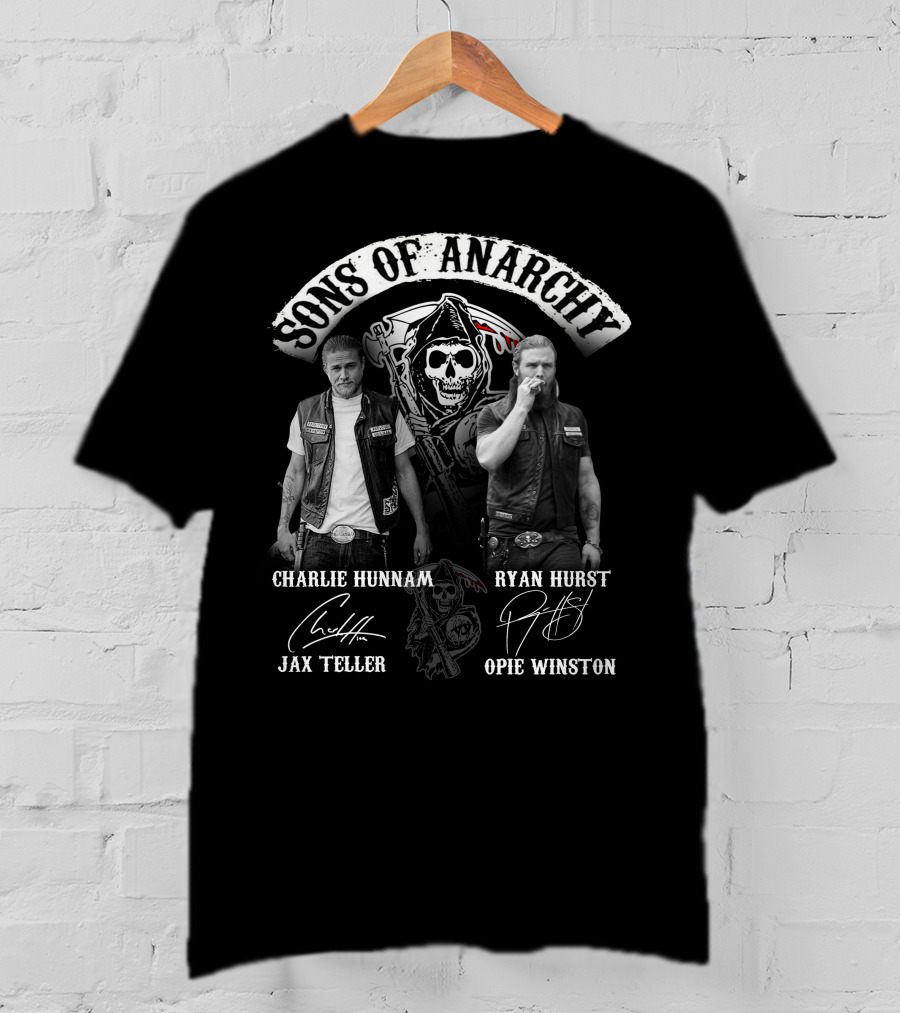 Sons Of Anarchy Jax Teller Opie Winston Charlie Hunnam Ryan Hurst T-Shirt